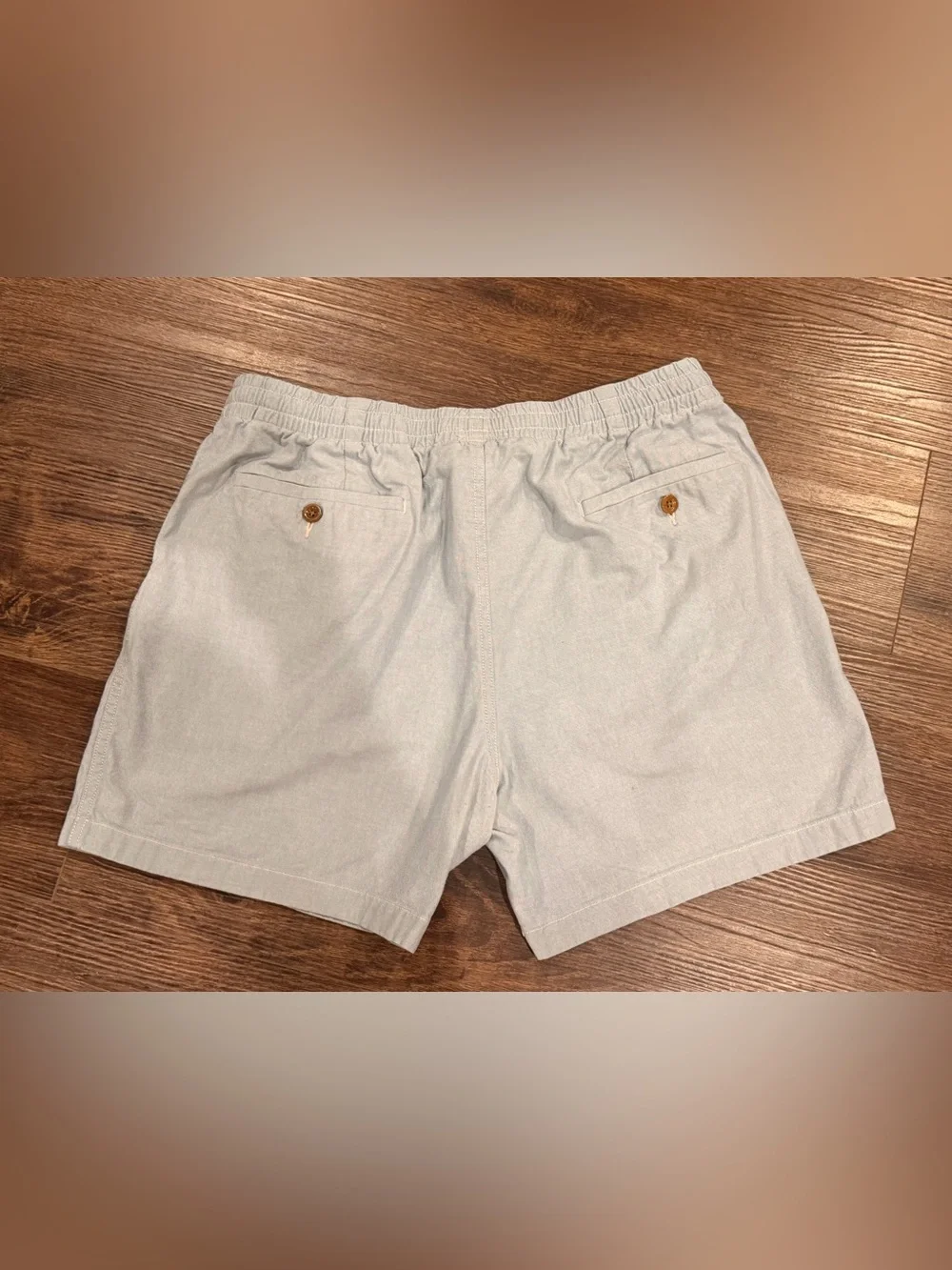 J. Crew Light Blue Cotton Shorts with Contrast Waistband